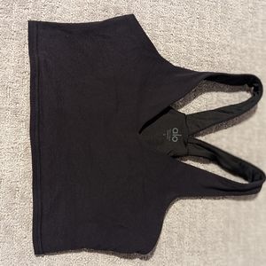 Alo yoga airbrush bra tank black size small